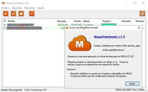 MegaDownloader: Descarga sin límites en MEGA – .